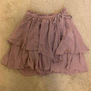 H&M US4 zip up skirt with pockets